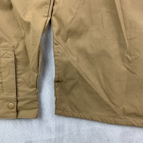 686 Mens Large Beige Everywhere Snap Up Shirt Button Up Nylon Stretch Outdoor - Picture 12 of 14